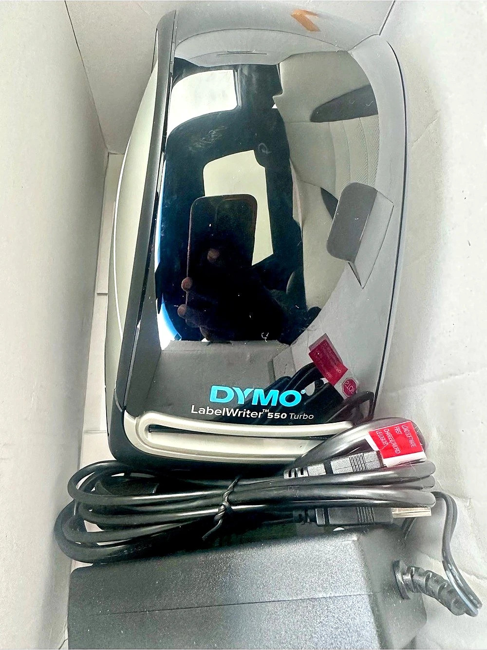 DYMO LabelWriter 550 Turbo Thermal Label Printer Black & Silver